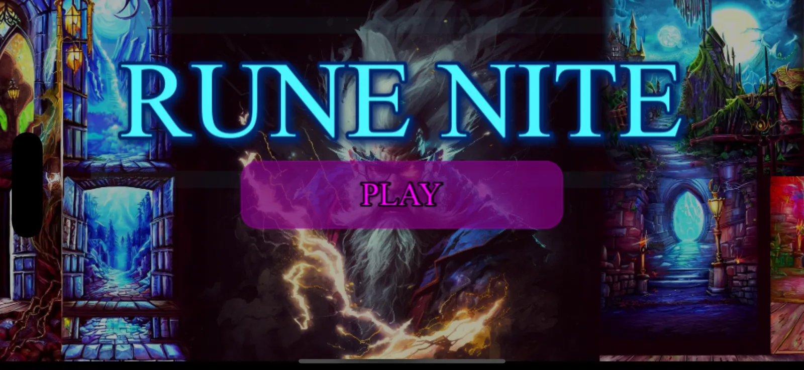 Rune Nite title screen with a Play button